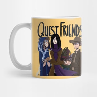 Quest Friends! Logo (Flashback Future) Mug